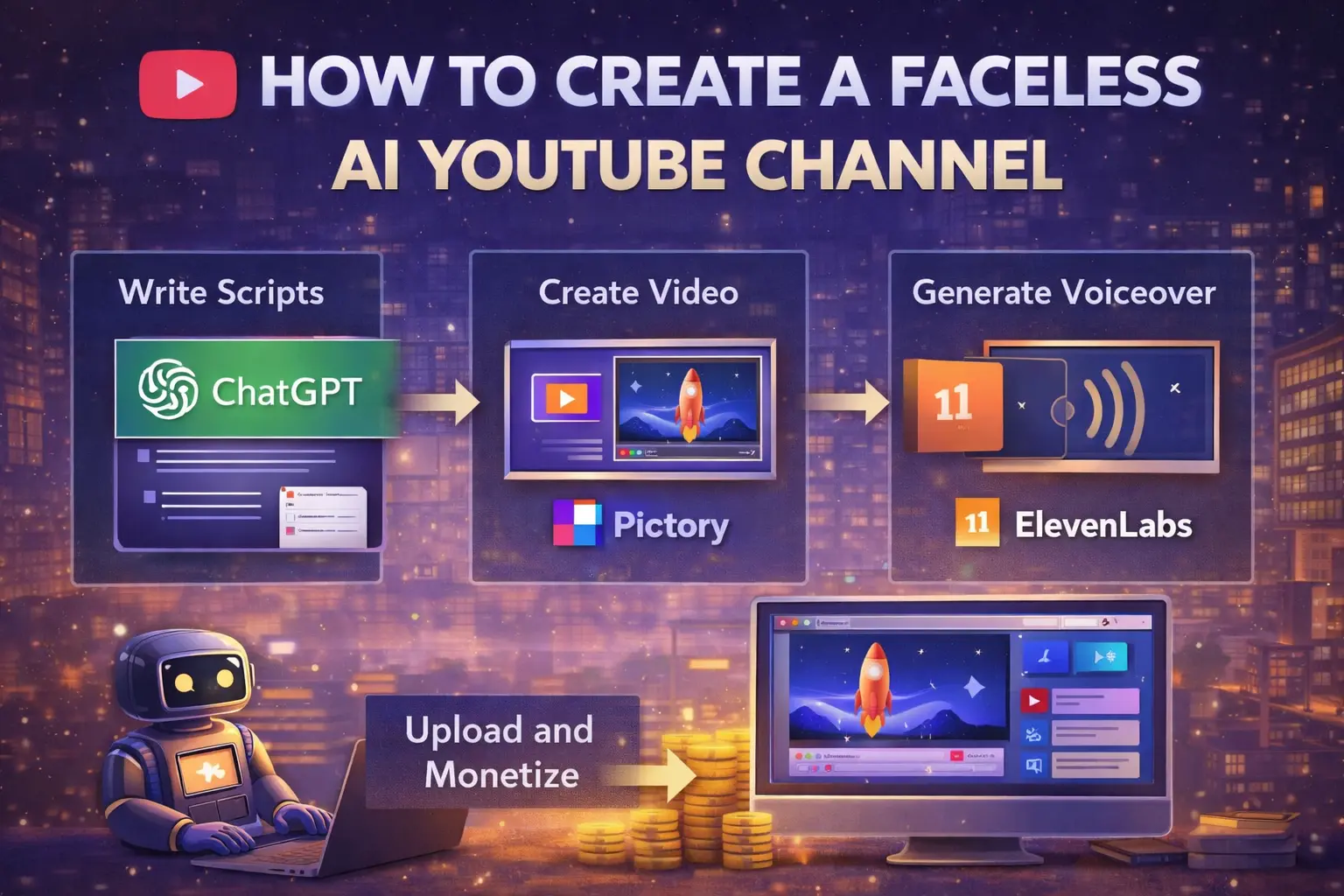 AI side hustles for YouTube and content creation